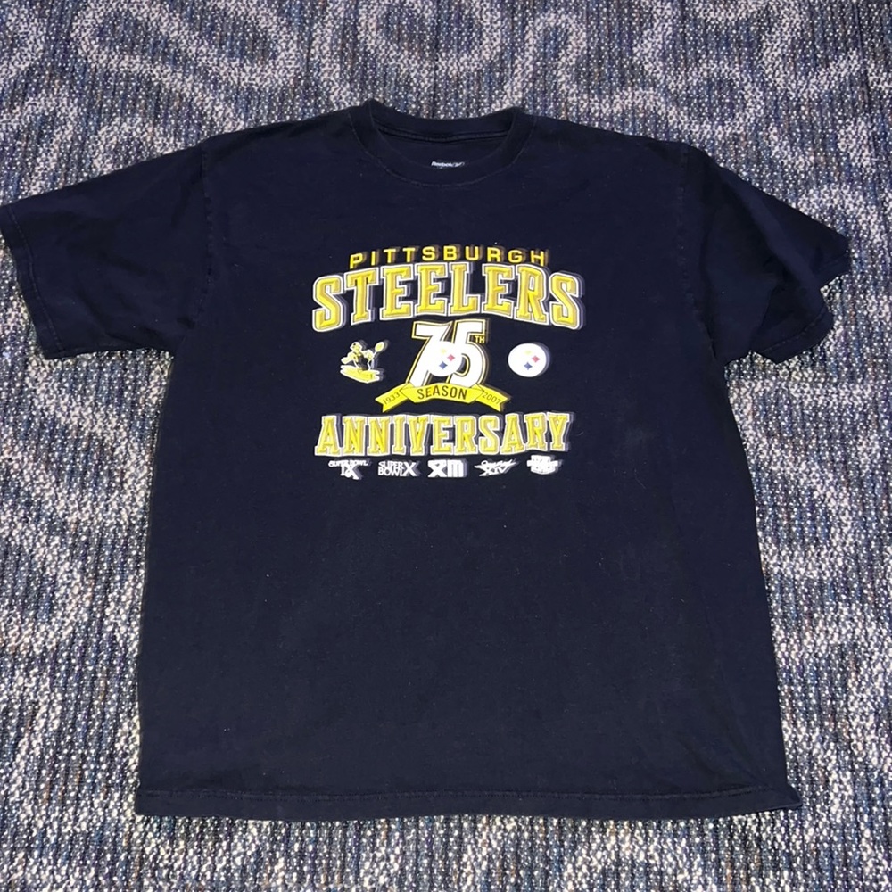 Reebok Steelers 75th season tee